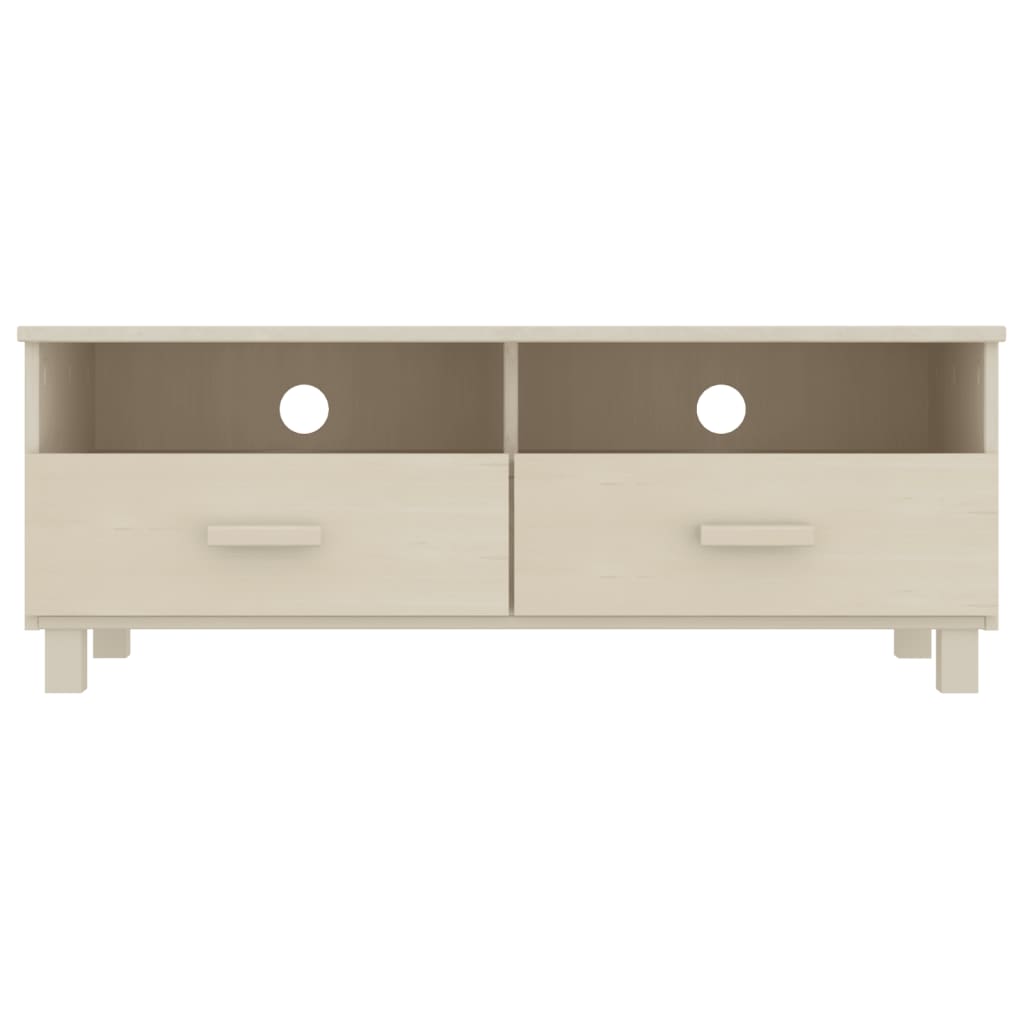 Tv Cabinet Hamar 106X40X40 Cm Solid Wood Pine