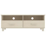 Tv Cabinet Hamar 106X40X40 Cm Solid Wood Pine
