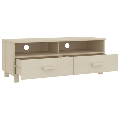 Tv Cabinet Hamar 106X40X40 Cm Solid Wood Pine