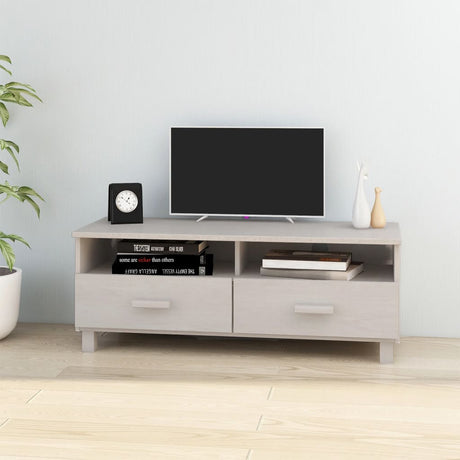 Tv Cabinet Hamar 106X40X40 Cm Solid Wood Pine