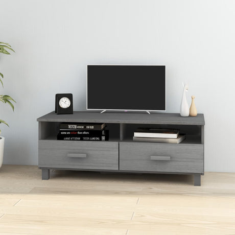 Tv Cabinet Hamar 106X40X40 Cm Solid Wood Pine