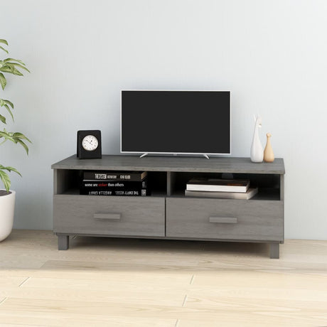 Tv Cabinet Hamar 106X40X40 Cm Solid Wood Pine