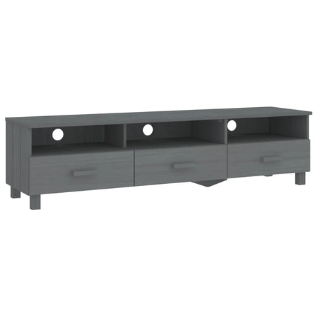 Tv Cabinet Hamar 158X40X40 Cm Solid Wood Pine