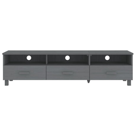 Tv Cabinet Hamar 158X40X40 Cm Solid Wood Pine