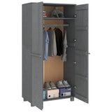 Wardrobe Hamar 89X50X180 Cm Solid Wood Pine