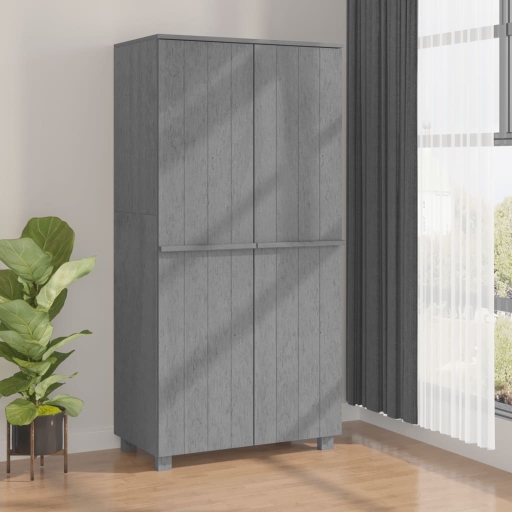 Wardrobe Hamar 89X50X180 Cm Solid Wood Pine