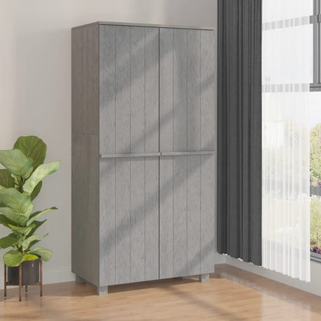 Wardrobe Hamar 89X50X180 Cm Solid Wood Pine