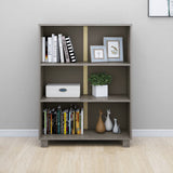 Book Cabinet Hamar 85X35X112 Cm Solid Wood Pine