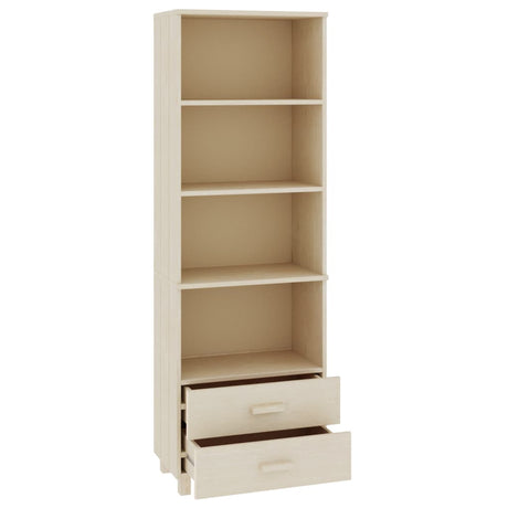 Highboard Hamar 60X35X180 Cm Solid Wood Pine