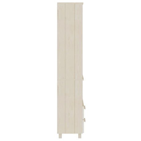Highboard Hamar 60X35X180 Cm Solid Wood Pine