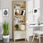 Highboard Hamar 60X35X180 Cm Solid Wood Pine