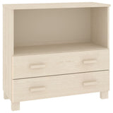 Sideboard Hamar 85X35X80 Cm Solid Wood Pine