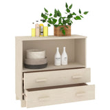 Sideboard Hamar 85X35X80 Cm Solid Wood Pine