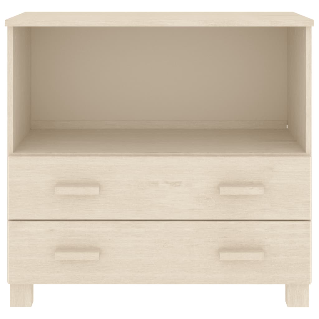 Sideboard Hamar 85X35X80 Cm Solid Wood Pine