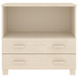 Sideboard Hamar 85X35X80 Cm Solid Wood Pine