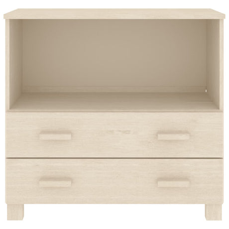 Sideboard Hamar 85X35X80 Cm Solid Wood Pine