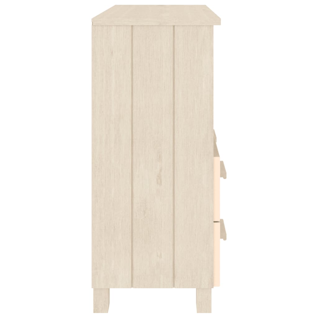 Sideboard Hamar 85X35X80 Cm Solid Wood Pine