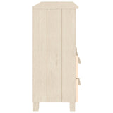 Sideboard Hamar 85X35X80 Cm Solid Wood Pine