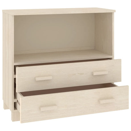 Sideboard Hamar 85X35X80 Cm Solid Wood Pine