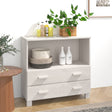 Sideboard Hamar 85X35X80 Cm Solid Wood Pine