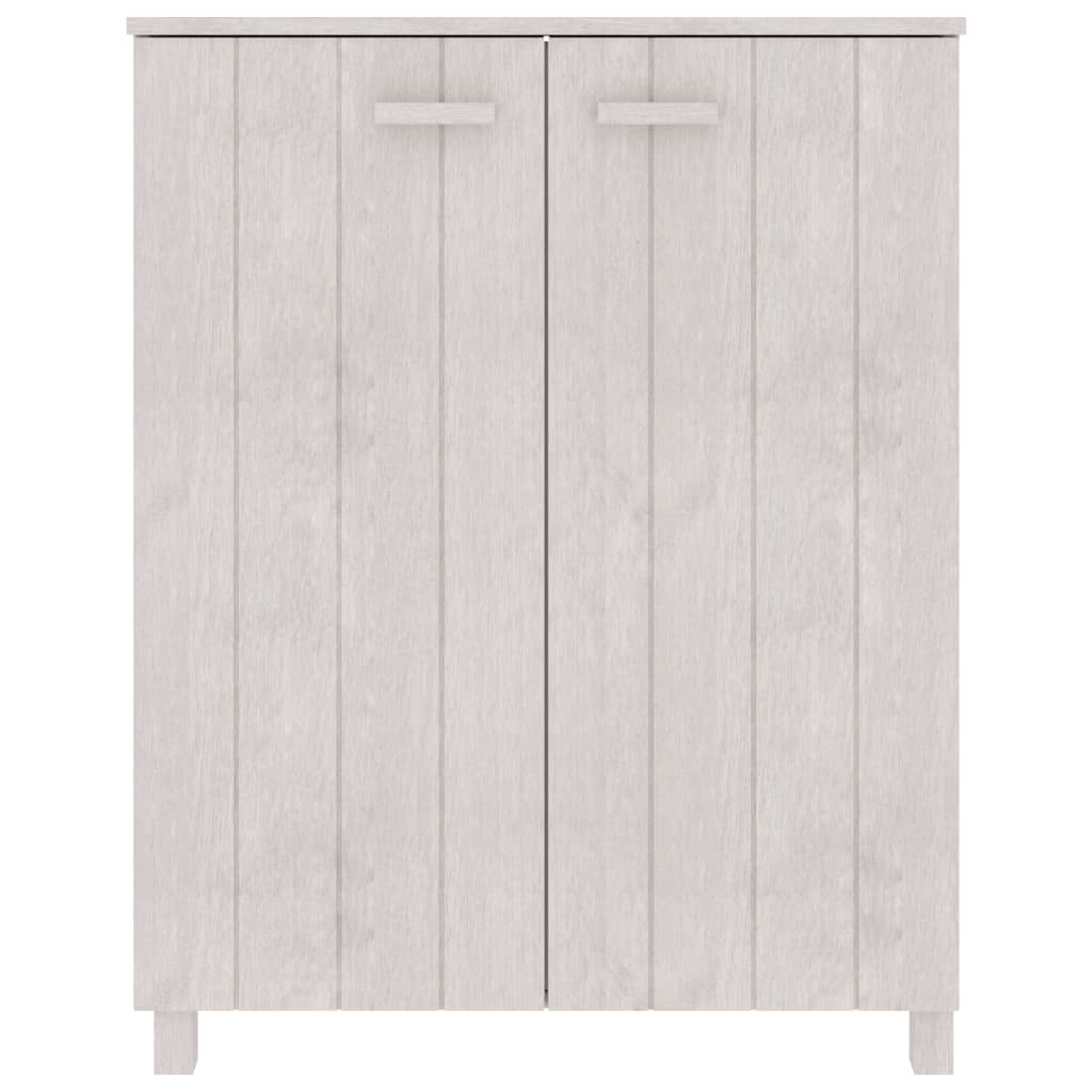 Shoe Cabinet Hamar 85X40X108 Cm Solid Wood Pine