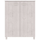 Shoe Cabinet Hamar 85X40X108 Cm Solid Wood Pine