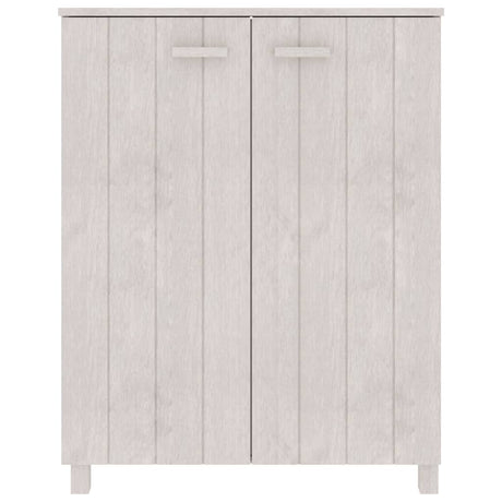 Shoe Cabinet Hamar 85X40X108 Cm Solid Wood Pine