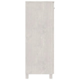 Shoe Cabinet Hamar 85X40X108 Cm Solid Wood Pine