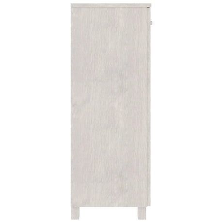 Shoe Cabinet Hamar 85X40X108 Cm Solid Wood Pine