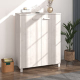 Shoe Cabinet Hamar 85X40X108 Cm Solid Wood Pine