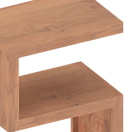 Side Table 45X30X60 Cm Solid Wood Teak