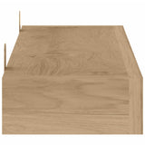 Wall Shelves 2 Pcs Solid Wood Teak