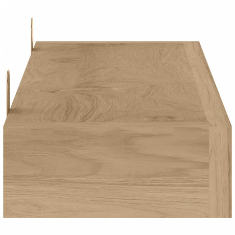 Wall Shelves 2 Pcs Solid Wood Teak