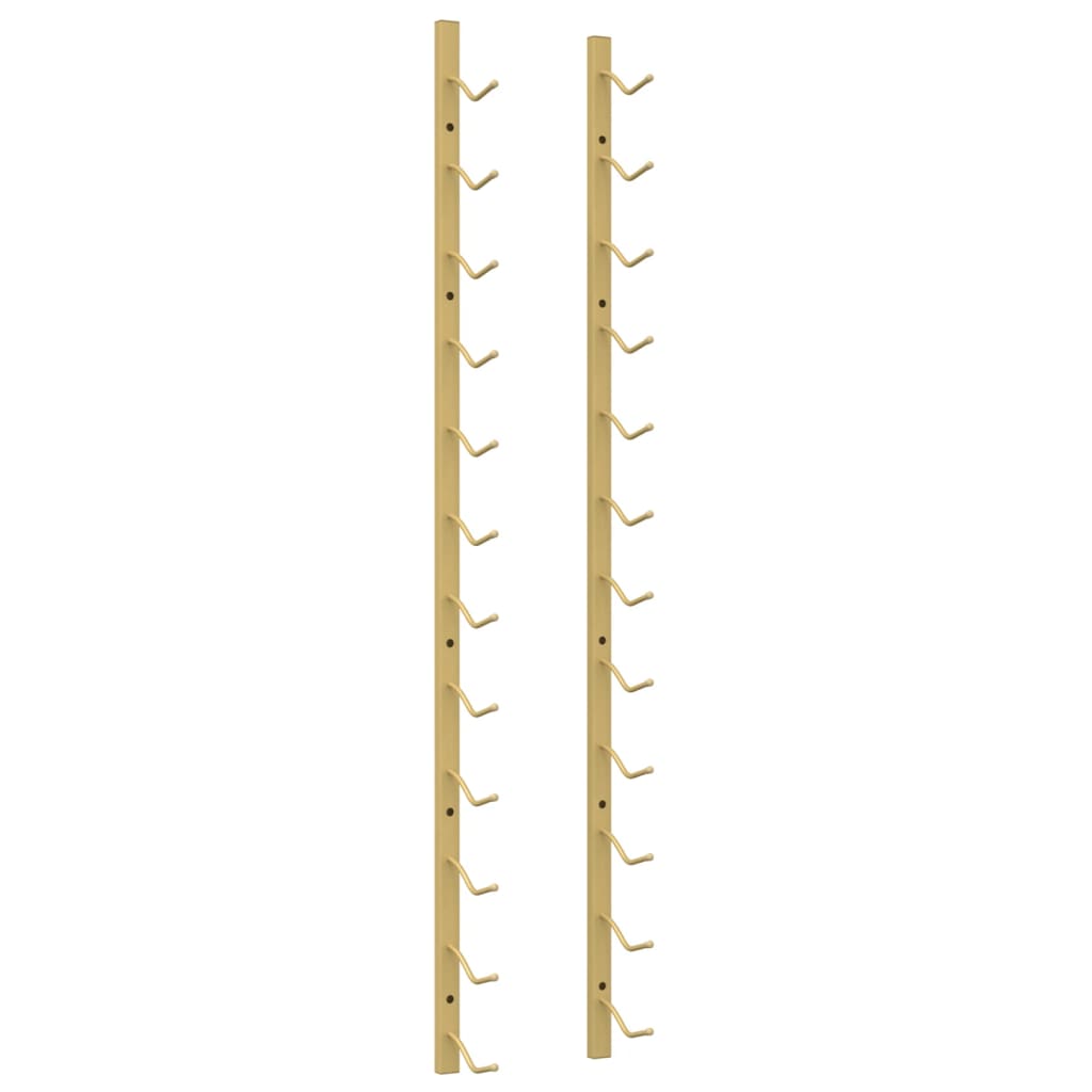 Wall Mounted Wine Rack For 12 Bottles Iron