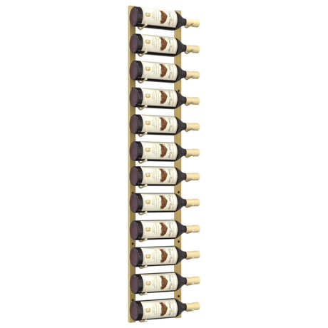 Wall Mounted Wine Rack For 12 Bottles Iron