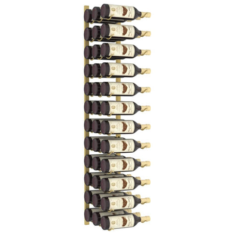 Wall Mounted Wine Rack For 36 Bottles Iron