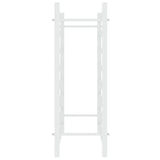Wine Rack for 48 Bottles White Metal