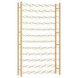 Wine Rack for 72 Bottles Gold Metal