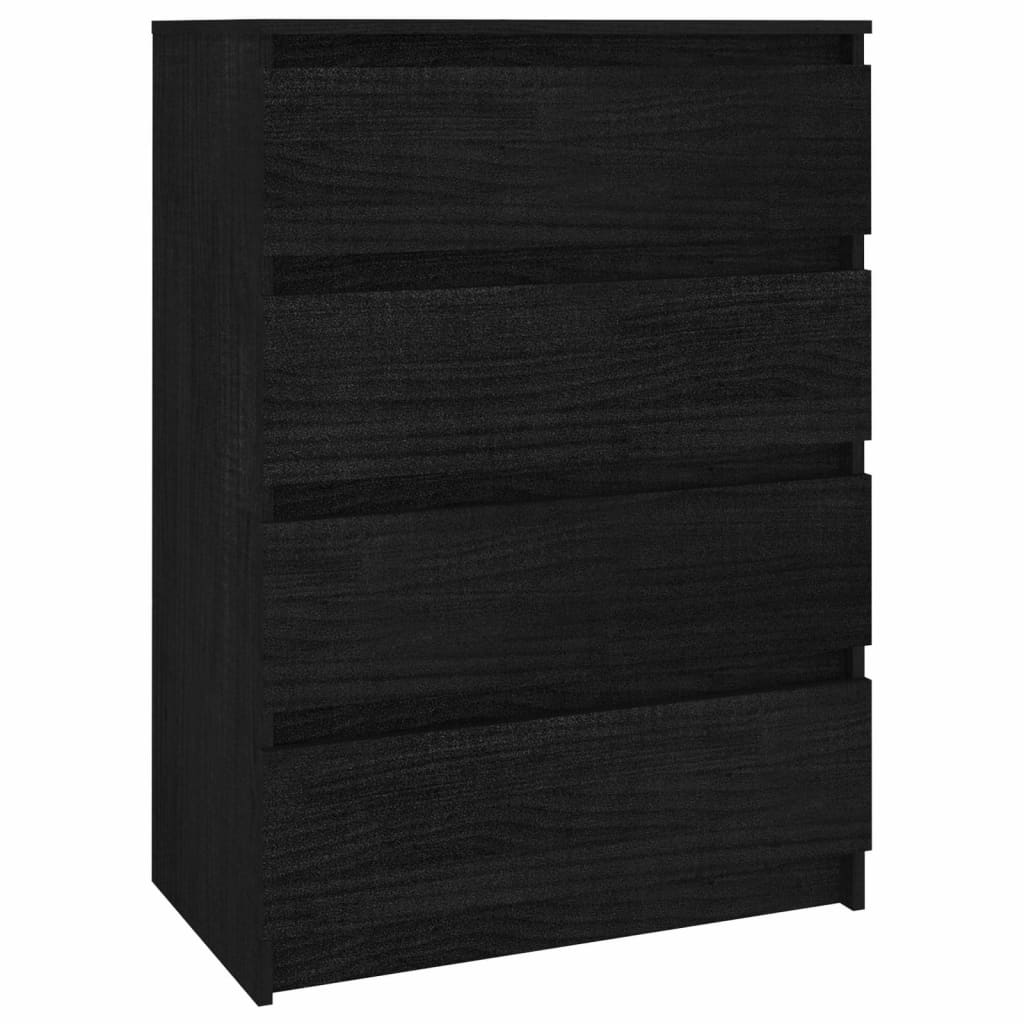 Side Cabinets 3 Pcs Solid Pinewood