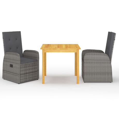 7 Piece Garden Dining Set With Cushions Poly Rattan