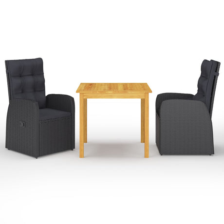 7 Piece Garden Dining Set With Cushions Poly Rattan
