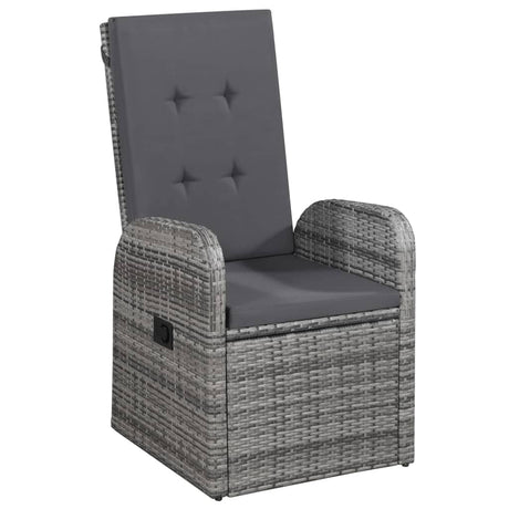 3 Piece Garden Dining Set With Cushions Poly Rattan