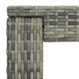 3 Piece Garden Bar Set With Cushions Poly Rattan