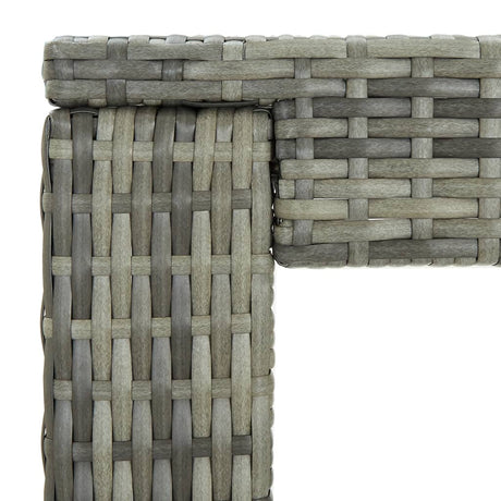 3 Piece Garden Bar Set With Cushions Poly Rattan