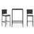 5 Piece Garden Bar Set With Cushions Poly Rattan