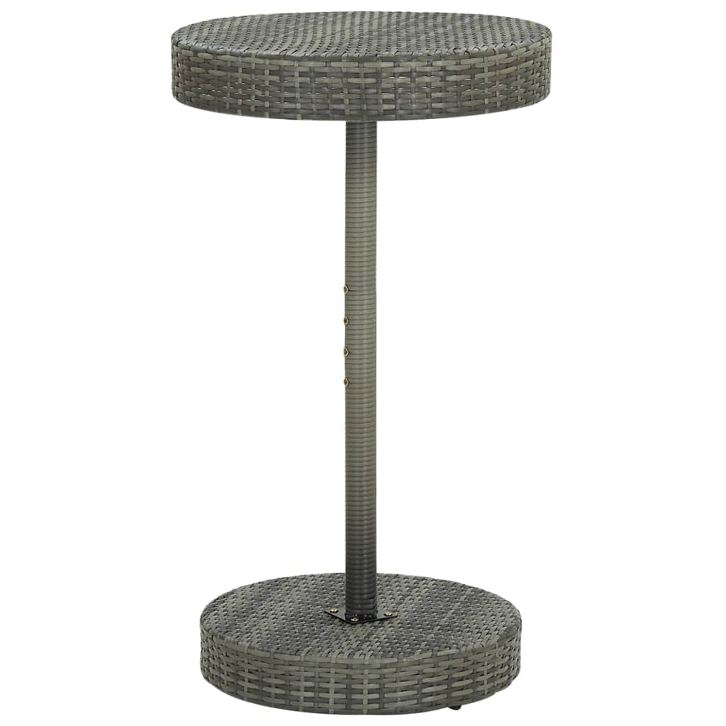 3 Piece Garden Bar Set With Cushions Poly Rattan