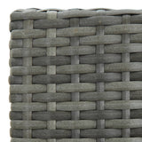 3 Piece Garden Bar Set With Cushions Poly Rattan