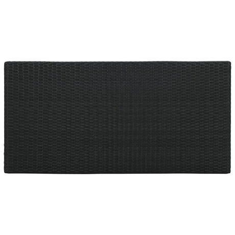 5 Piece Garden Bar Set With Cushions Poly Rattan
