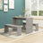 3 Piece Dining Set Engineered Wood