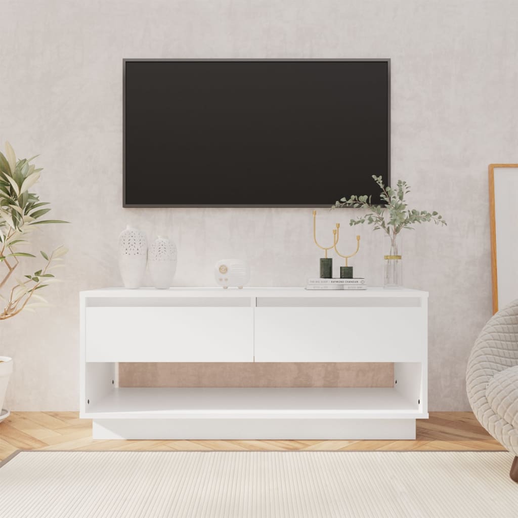 Tv Cabinet 102X41X44 Cm Engineered Wood